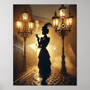 Steampunk Poster 67 Die Gaslight Seductress