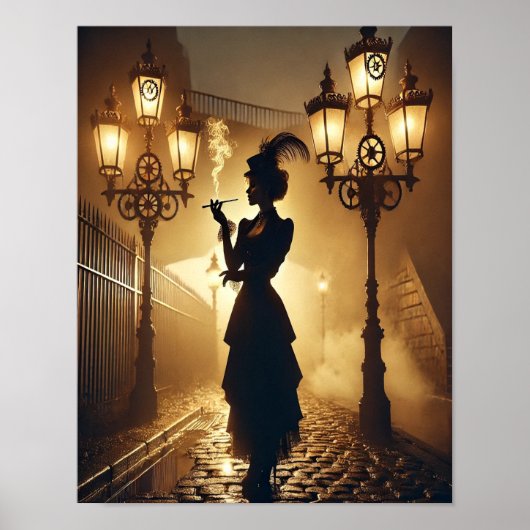Steampunk Poster 67 Die Gaslight Seductress (Vorne)