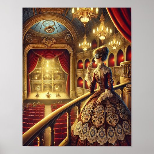 Steampunk Poster 6, Mechanischer Opernpatron (Vorne)