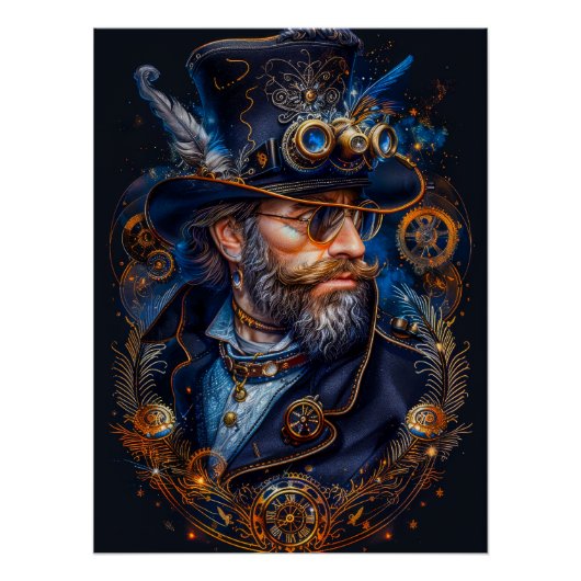 Steampunk Poster Design (Vorderseite)