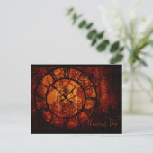 Steampunk Postkarte (Stehend Vorderseite)