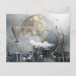 Steampunk Postkarte