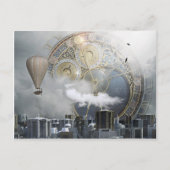 Steampunk Postkarte (Vorderseite)