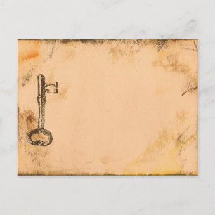 Steampunk-Postkarte Postkarte