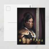Steampunk-Postkarte Postkarte (Vorne/Hinten)