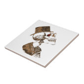 Steampunk Preacher Skeleton Fliese (Seite)
