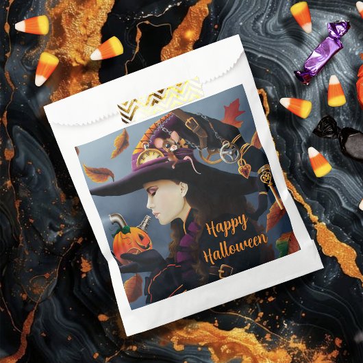 Steampunk Pumpkin Hexe Geschenktütchen