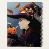 Steampunk Pumpkin Hexe Planer (Rückseite)