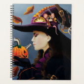 Steampunk Pumpkin Hexe Planer (Vorderseite)