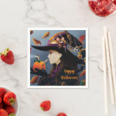 Steampunk Pumpkin Hexe Serviette (Beispiel)