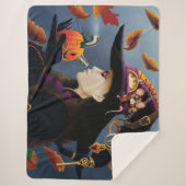 Steampunk Pumpkin Hexe Sherpadecke (Vorderseite)
