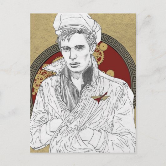 Steampunk Punk Postkarte (Vorderseite)