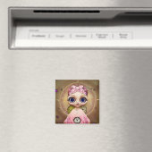 Steampunk-Puppe in Rosa Magnet (In Situ (Geschirrspüler))
