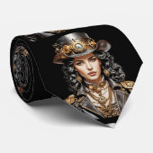 STEAMPUNK QUEEN KRAWATTE (Gerollt)