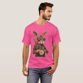 Steampunk Rabbit Fantasy Art T-Shirt (Vorne ganz)
