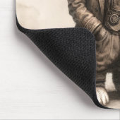 Steampunk Rabbit Mouse Pad Mousepad (Ecke)