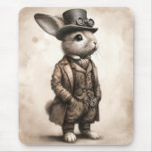 Steampunk Rabbit Mouse Pad Mousepad (Vorne)