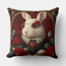 Steampunk Rabbit Pillow Fantasy Pillow Child''s