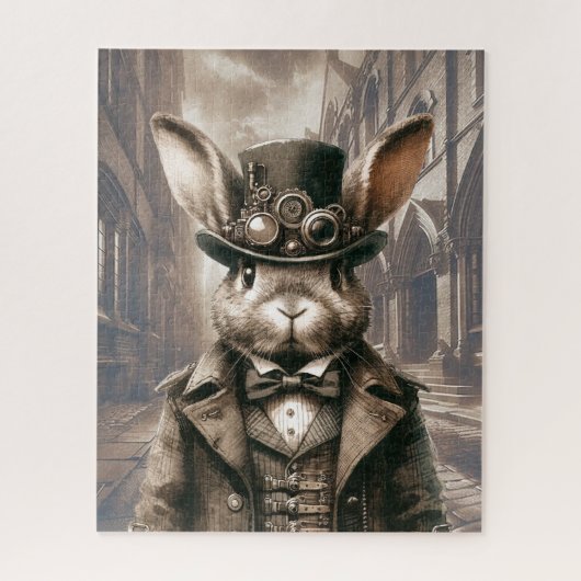 Steampunk Rabbit Puzzle (Vertikal)