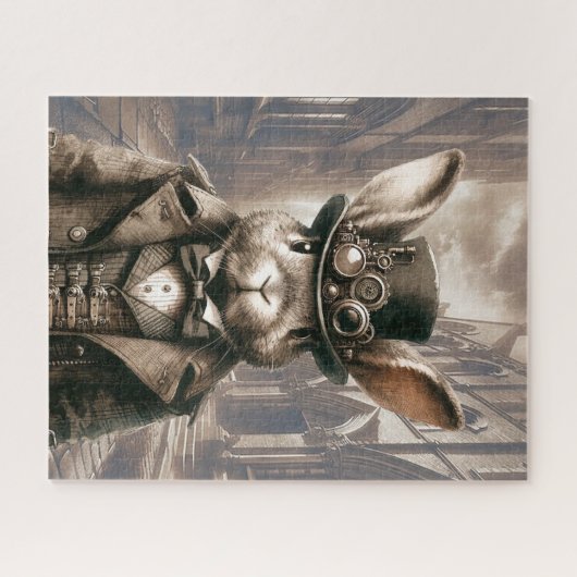Steampunk Rabbit Puzzle (Horizontal)