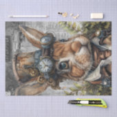 Steampunk Rabbit Seidenpapier (Handwerk)