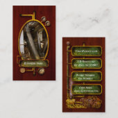 Steampunk - Räder des Fortschritts Visitenkarte (Vorne/Hinten)