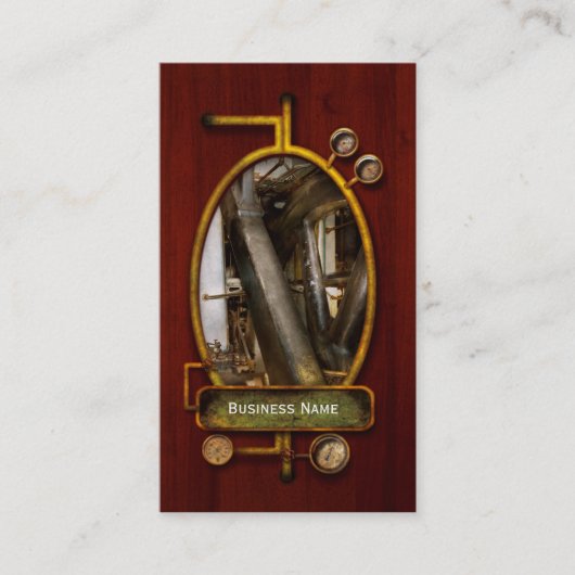 Steampunk - Räder des Fortschritts Visitenkarte (Vorderseite)