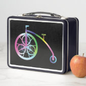 Steampunk Rainbow Bicycle Metall Brotdose (Beispiel)