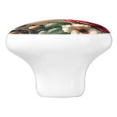 Steampunk Rainbow, Roses and Metal Gears Keramikknauf (Seitenansicht)