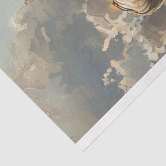 Steampunk Ram Horns Decoupage Seidenpapier (Ausschnitt)