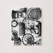 Steampunk-Rätsel Puzzle (Vertikal)