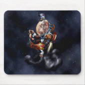 Steampunk Raum-Schimpanse Mousepad (Vorne)