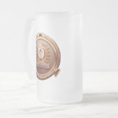 Steampunk Raum-Schimpanse-Öffnungs-Tasse Mattglas Bierglas (Vorderseite Links)