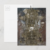 Steampunk-Raumfahrt Postkarte (Vorne/Hinten)