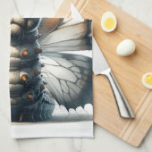 Steampunk-Raupe Geschirrtuch (Viertel Falte)