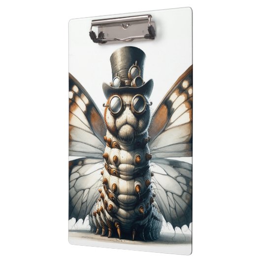 Steampunk-Raupe Klemmbrett (Links)