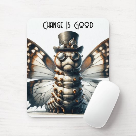 Steampunk-Raupe Mousepad (Mit Mouse)