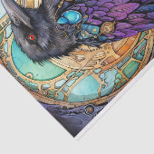 Steampunk Raven 3 Decoupage Paper Seidenpapier (Ausschnitt)