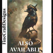 Steampunk Raven, Goggles & Collar BQ9 Decoupage Seidenpapier