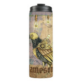 Steampunk Raven Personalisiert Thermosbecher (Vorderseite)