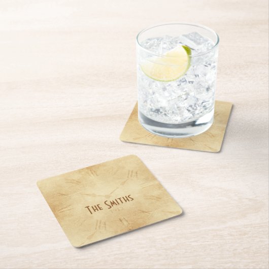 Steampunk Rechteckiger Pappuntersetzer (Vor Ort)