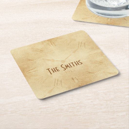 Steampunk Rechteckiger Pappuntersetzer (angewinkelt)