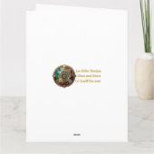 Steampunk Red Blue Goggles Graffiti Karte (Rückseite)