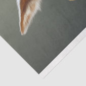 Steampunk Red Fox Victorian Style Decoupage Seidenpapier (Ausschnitt)