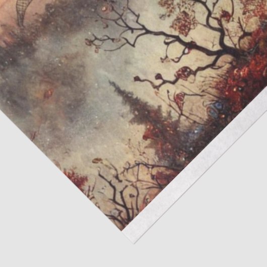 Steampunk Red Panda Balloon Voyage Decoupage Seidenpapier (Ausschnitt)