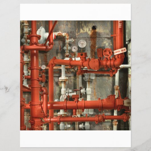 Steampunk - Red pipe headache Flyer (Vorne)