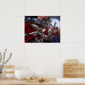 Steampunk Red Poster (Küche)