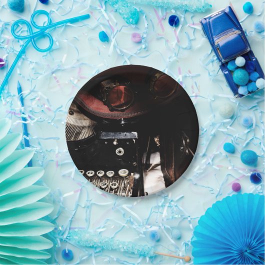 Steampunk Reflexionen Pappteller (Party)