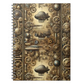 Steampunk Retro-Futuristic  Notizblock (Vorderseite)