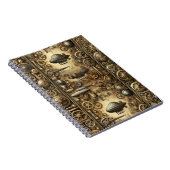 Steampunk Retro-Futuristisch Notizblock (Rechte Seite)